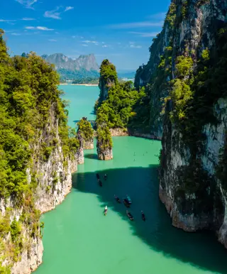 Kanutour, Dschungelwanderung und Bambusdinner im Khao Sok National Park